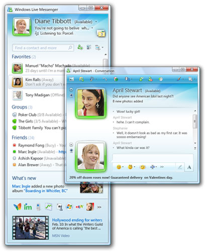 Messenger 9.0 Beta For Vista